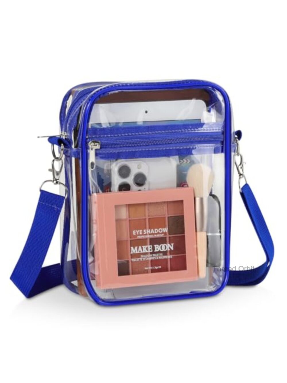 Clear Stadium Approved Crossbody Bag PVC Adjustable Strap Concert